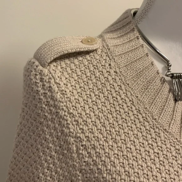 Military Duster Cardigan by Talbots - Picture 5 of 8